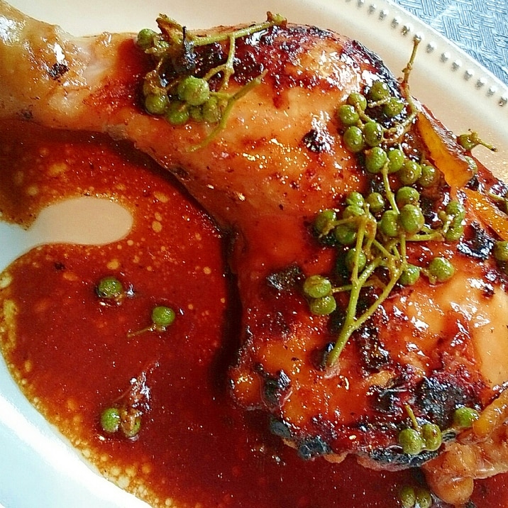 ゆず山椒チキンレッグ レシピ 作り方 By 所沢とっくん 楽天レシピ